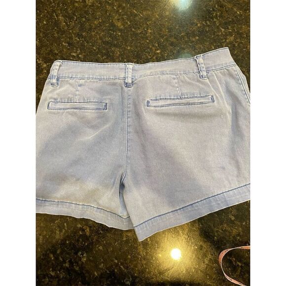 Land N Sea Women's Light Wash Denim Jean Shorts Size 6 Casual Summer - Picture 10 of 11